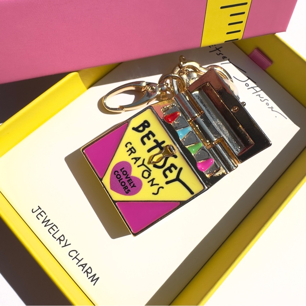 Betsey Johnson Crayon Charm - Picture 2 of 5